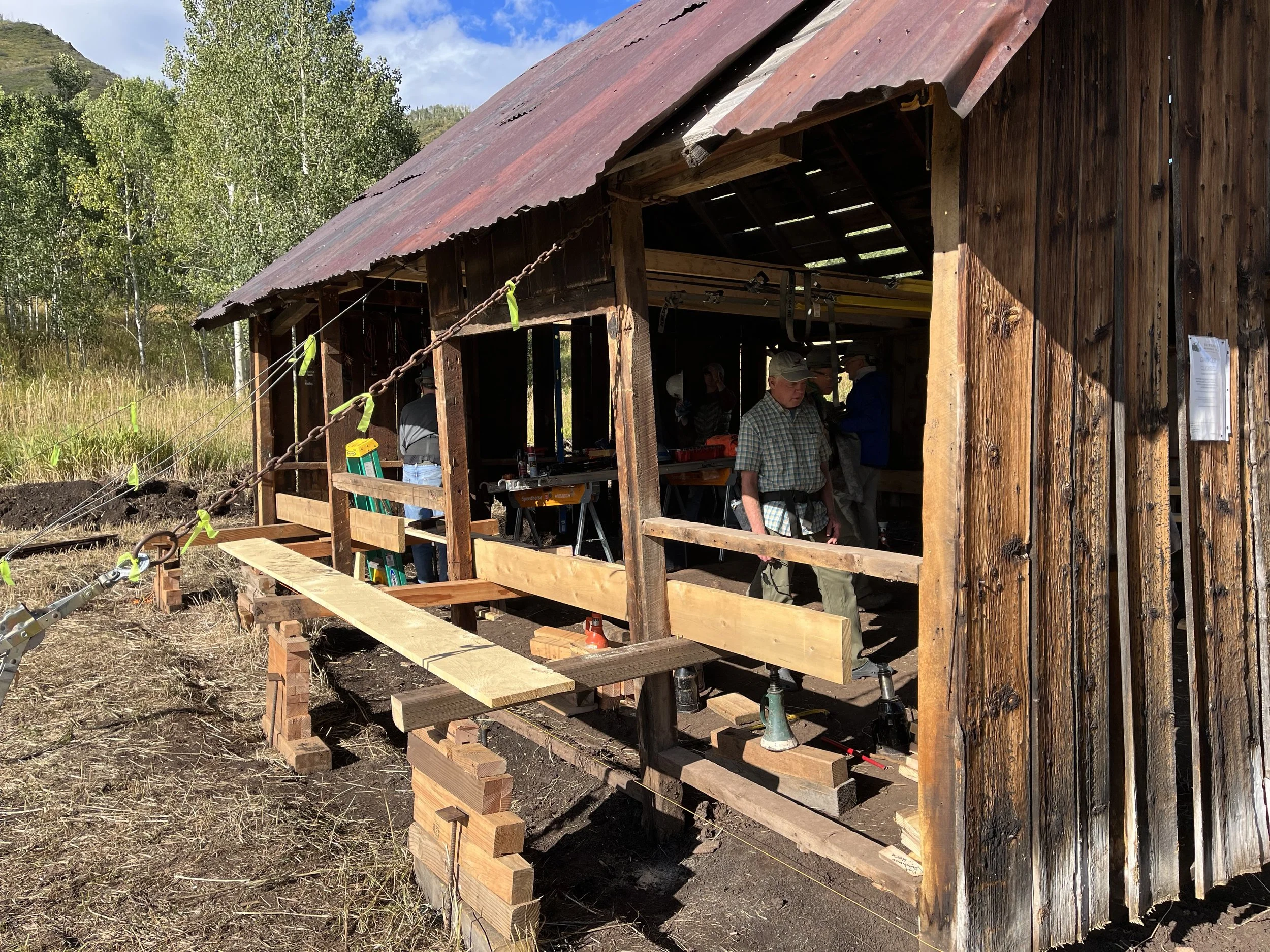 Phase 1  |  pouring concrete footers, laying lumber for foundation