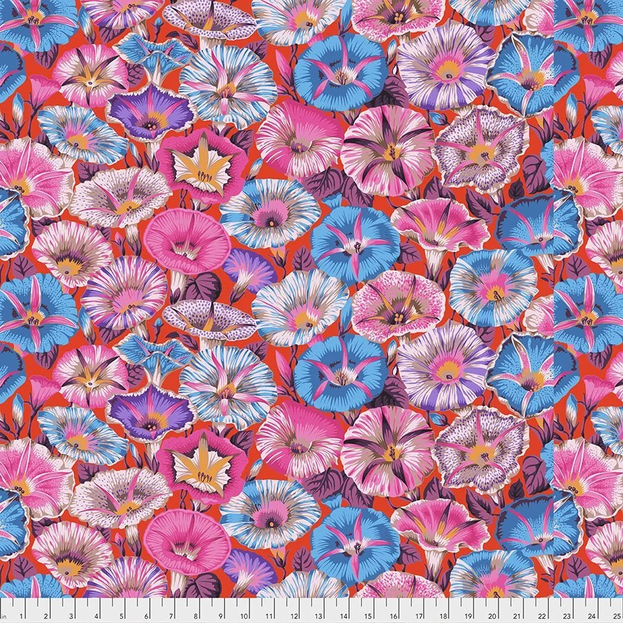 Variegated Morning Glory - Red - Kaffe Fassett Collective I