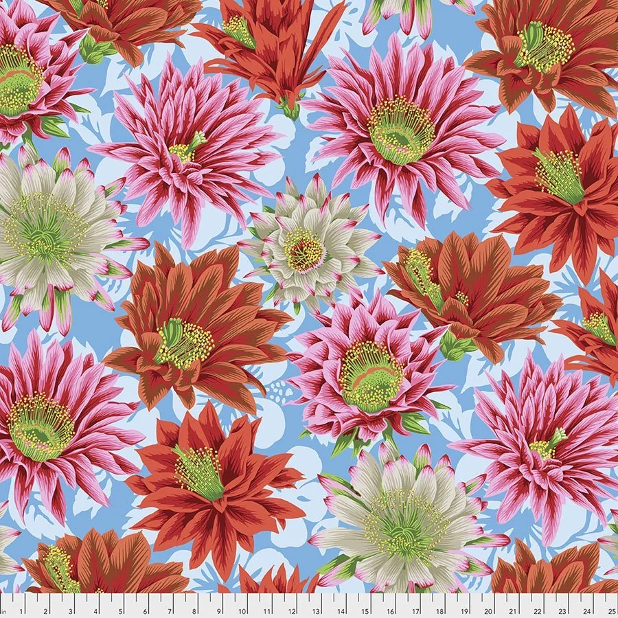 Cactus Flower - Multi - Kaffe Fassett Classics I Fenwick Fabrics