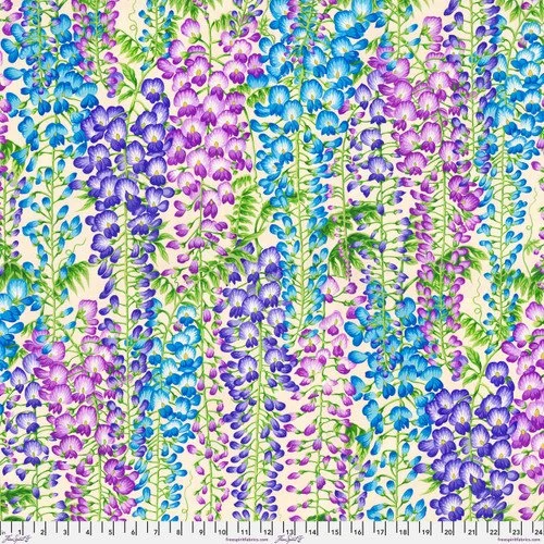 Japanese Wisteria - Ivory - Snow Leopard Designs