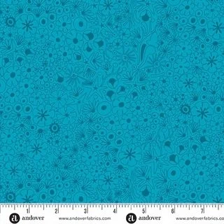 Shallows - Peacock - Andover Fabrics