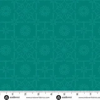 Leatherwork - Dark Teal - Andover Fabrics