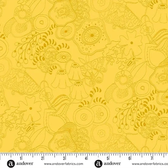 Tangle - Light Honey - Andover Fabrics