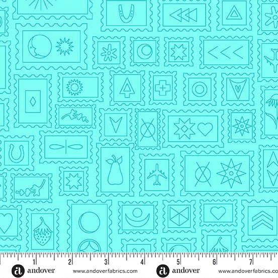 Postcard - Light Aqua