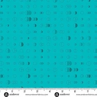 Scout - Aqua - Andover Fabrics