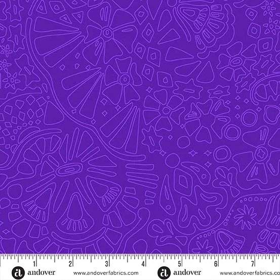 Veil - Dark Galaxy - Andover Fabrics