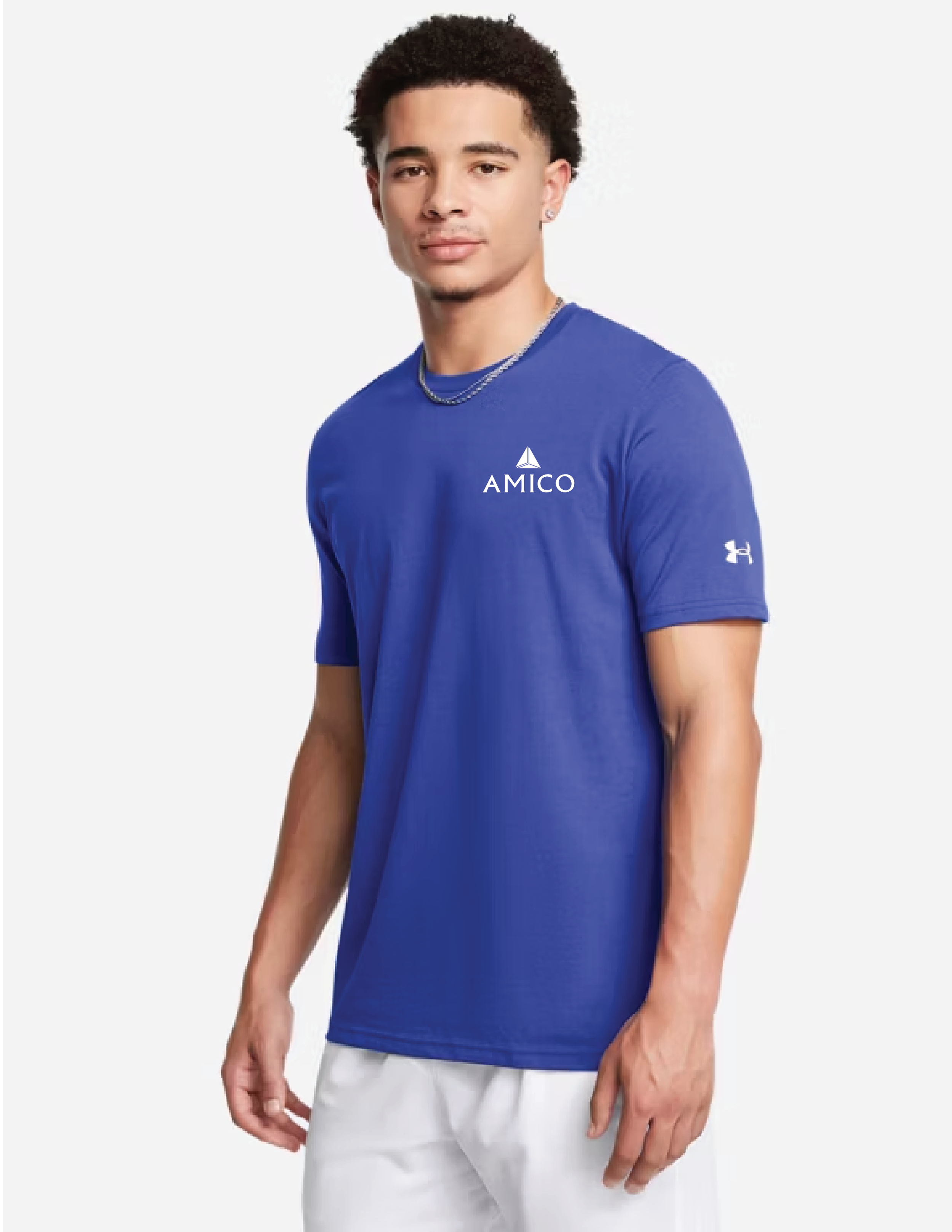 Amico - Men's UA Athletics Short Sleeve - 1383264 ROYAL BLUE
