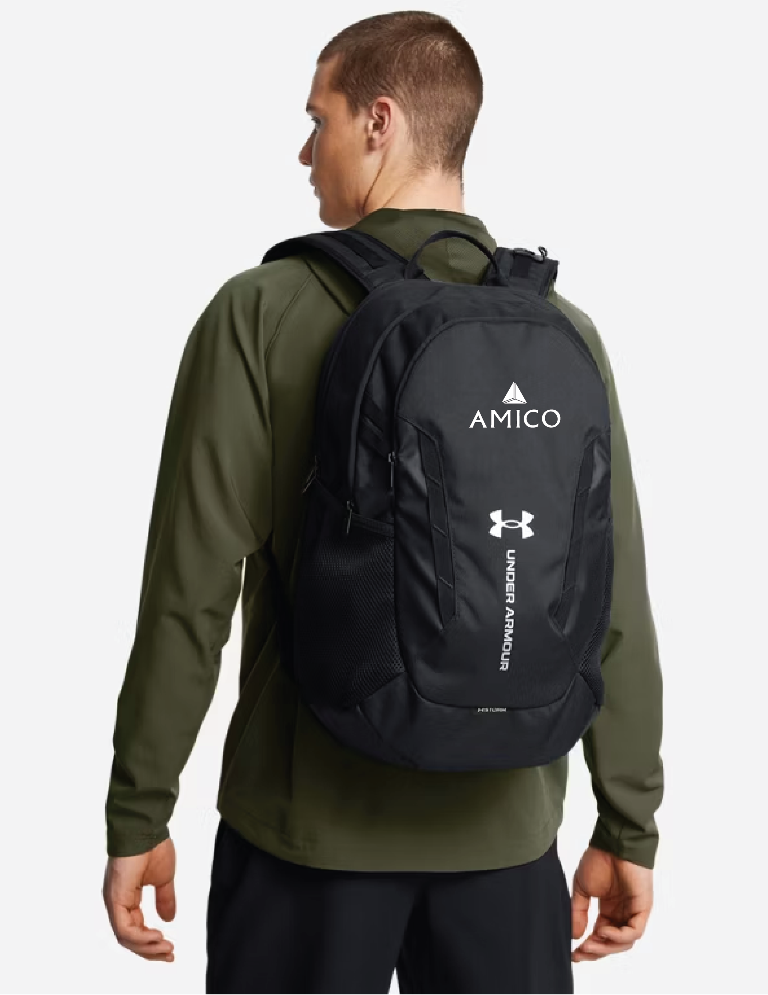 Amico - UA Hustle 6.0 Team Backpack - 1384673 BLACK