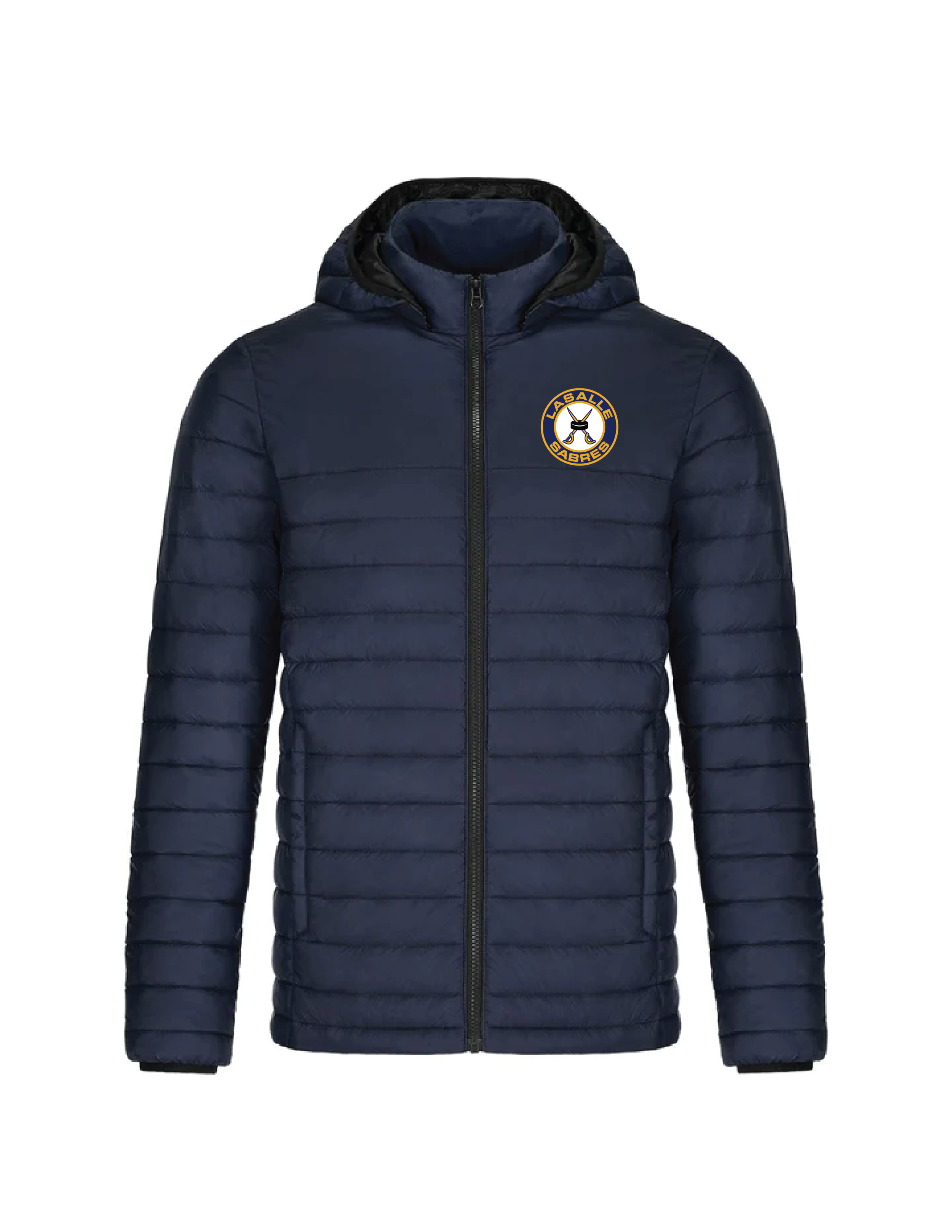 Sabres  - Puffy Jacket w/ Detachable Hood - L00900 NAVY