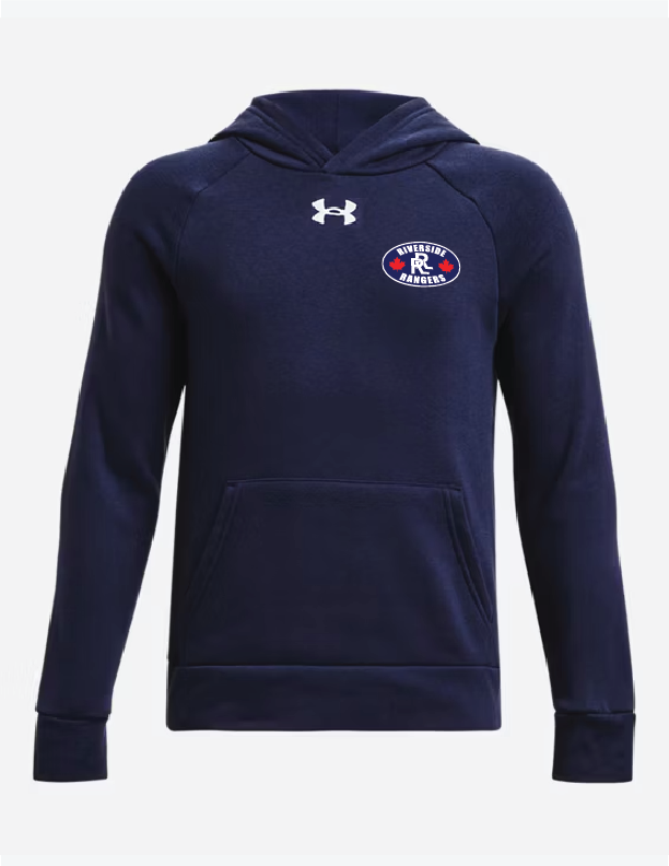 RR - UA Rival Fleece Navy Youth Hoodie - 1379792