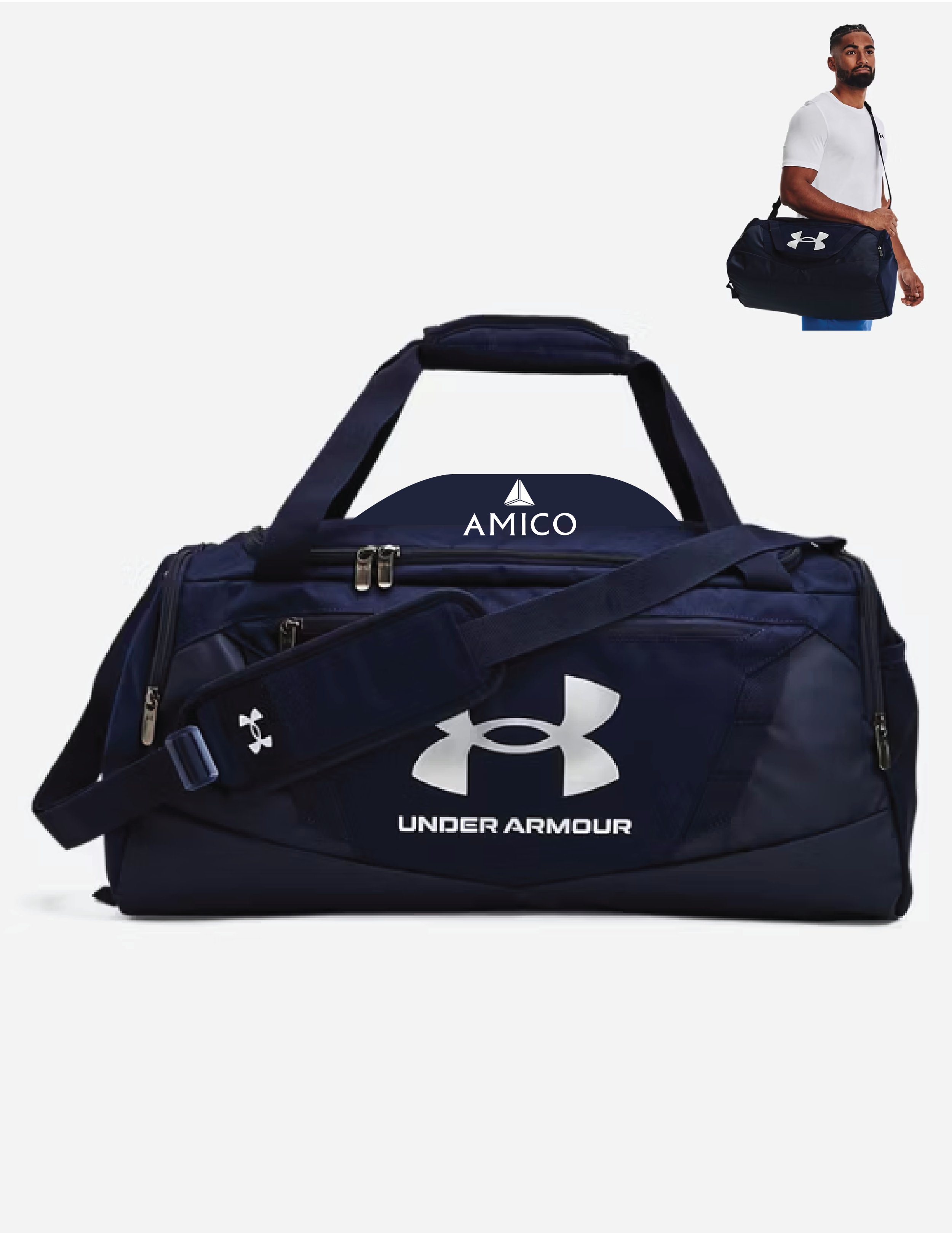 Amico -  UA Undeniable 5.0 Small Duffle Bag - 1369222 NAVY