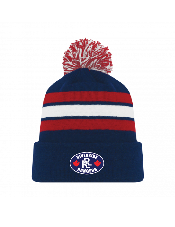 RR - A1830-764 NAVY/RED/WHITE Hockey Toque - A1830