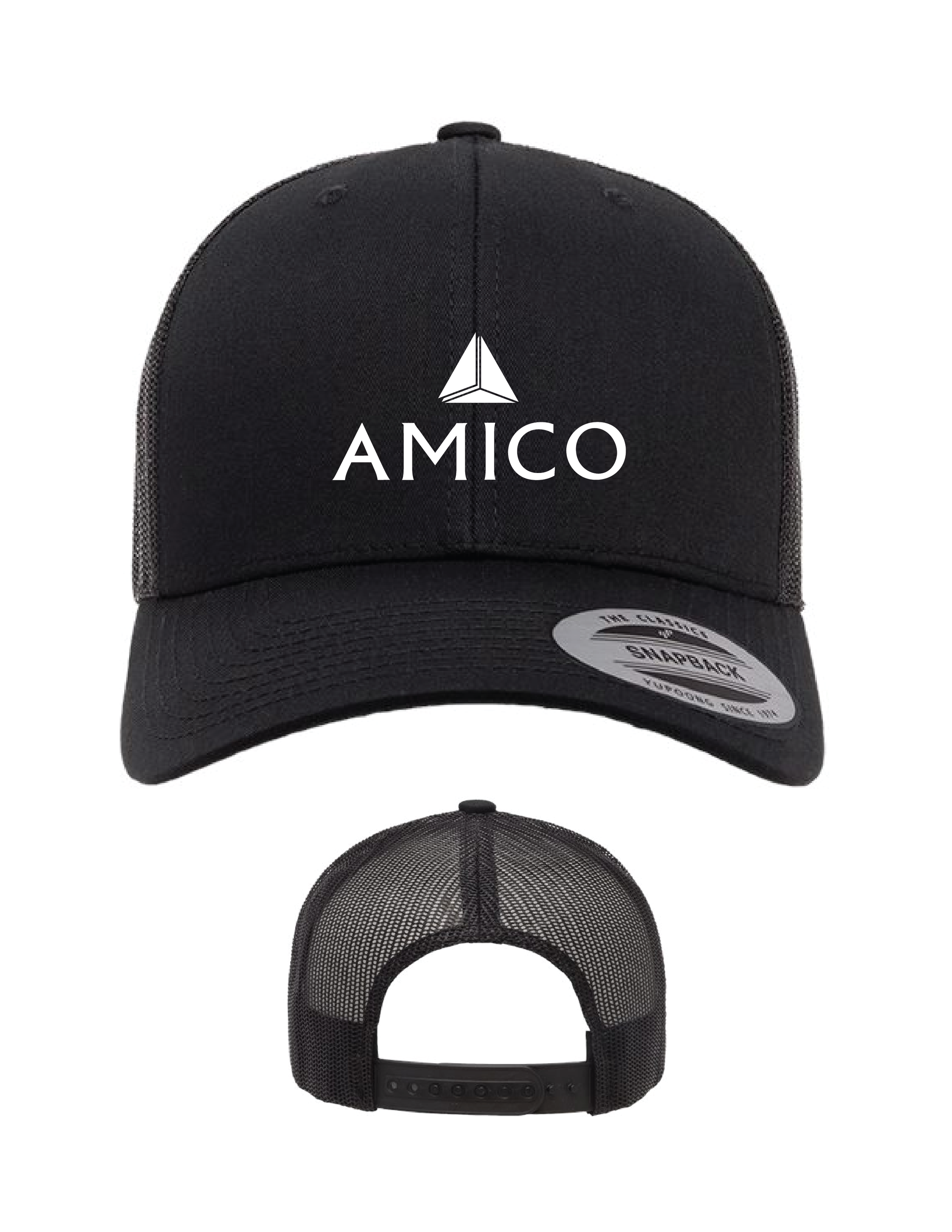 Amico - YP Classics - Retro Trucker Cap - 6606 BLACK