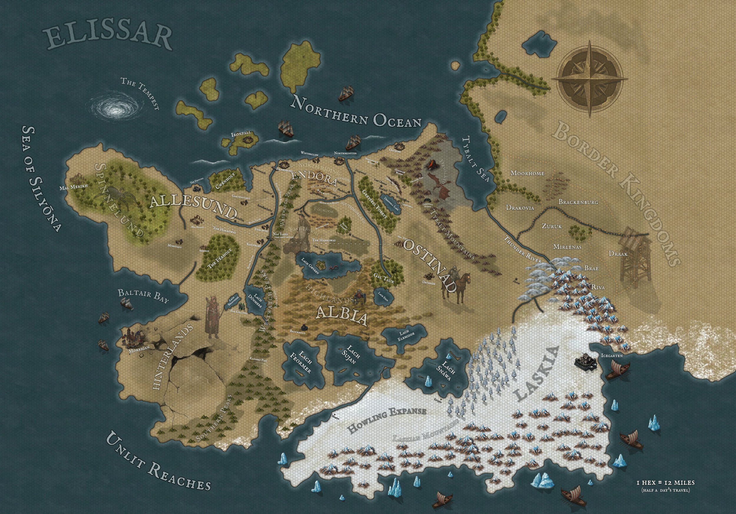 A Map of Dragon Age  Atlas of Ice and Fire