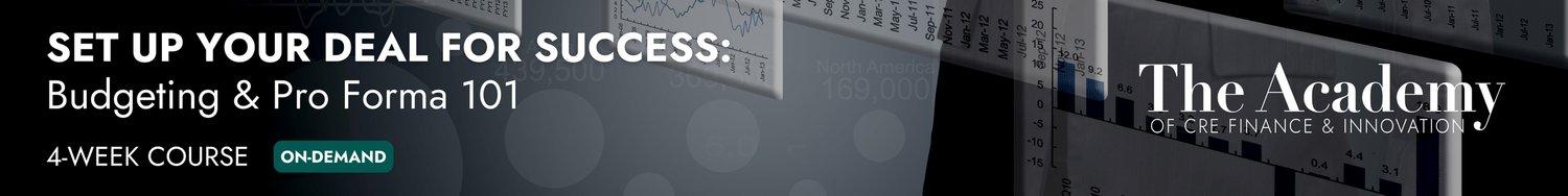 Set Your Deal Up for Success: Budgeting & Pro Forma 101 — The Academy ...