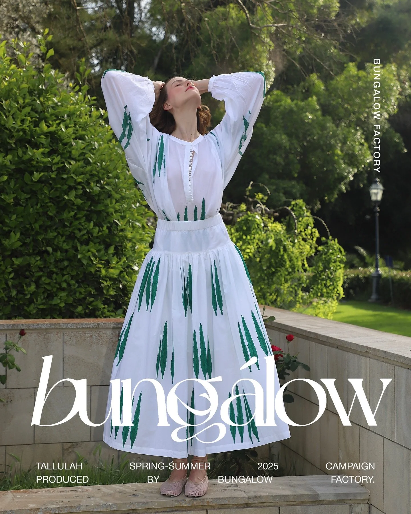 Tallulah Resortwear Spring-Summer 2025 campaign produced by Bungalow Factory. 

Production: Bungalow Factory
Cinematography and Editing: Damien Heraclides 
Art Direction: Christos Georgiou
Photography, Creative Direction and Sound: Evangelina Fysa 

