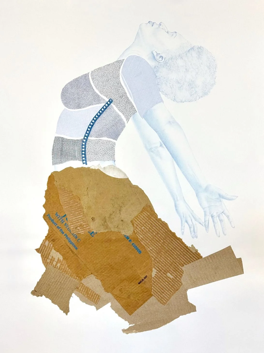 Blue Composition No. 3 (With)