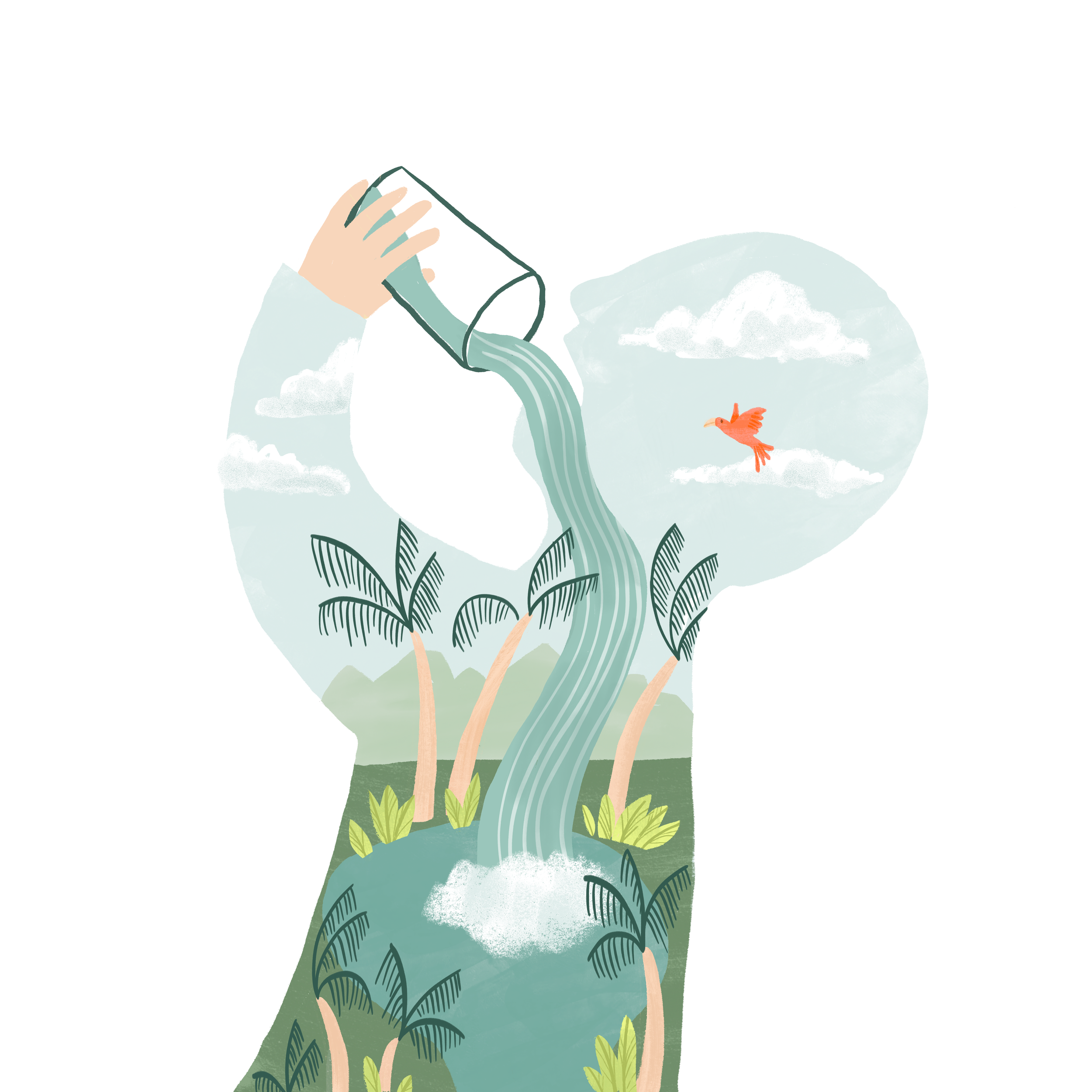 Editorial Illustration for class brief "Everyday Joy in Motion"