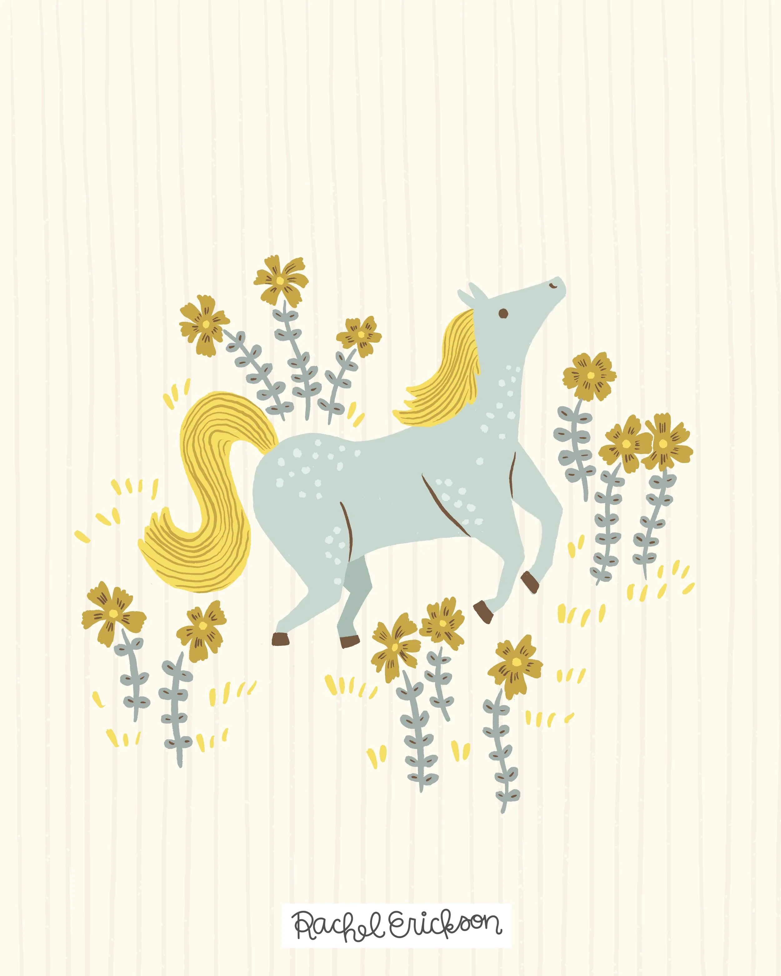 Year of the Horse 2026 Illustration