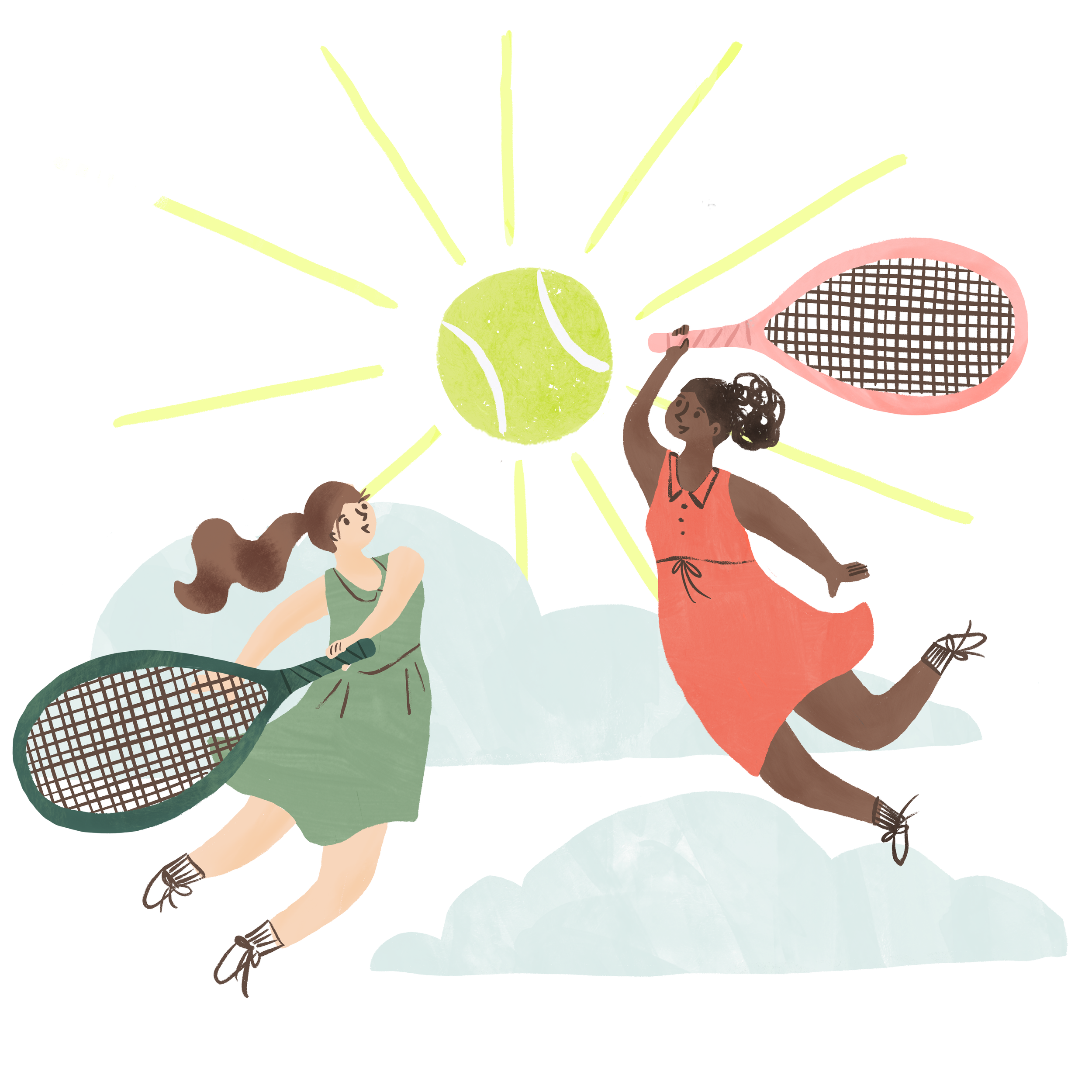 Editorial Illustration Every day Joy in Motion