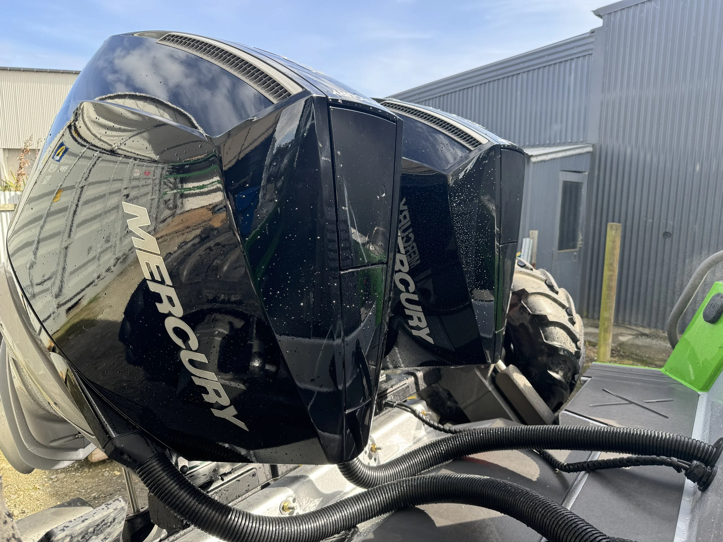 Twin mercury outboards