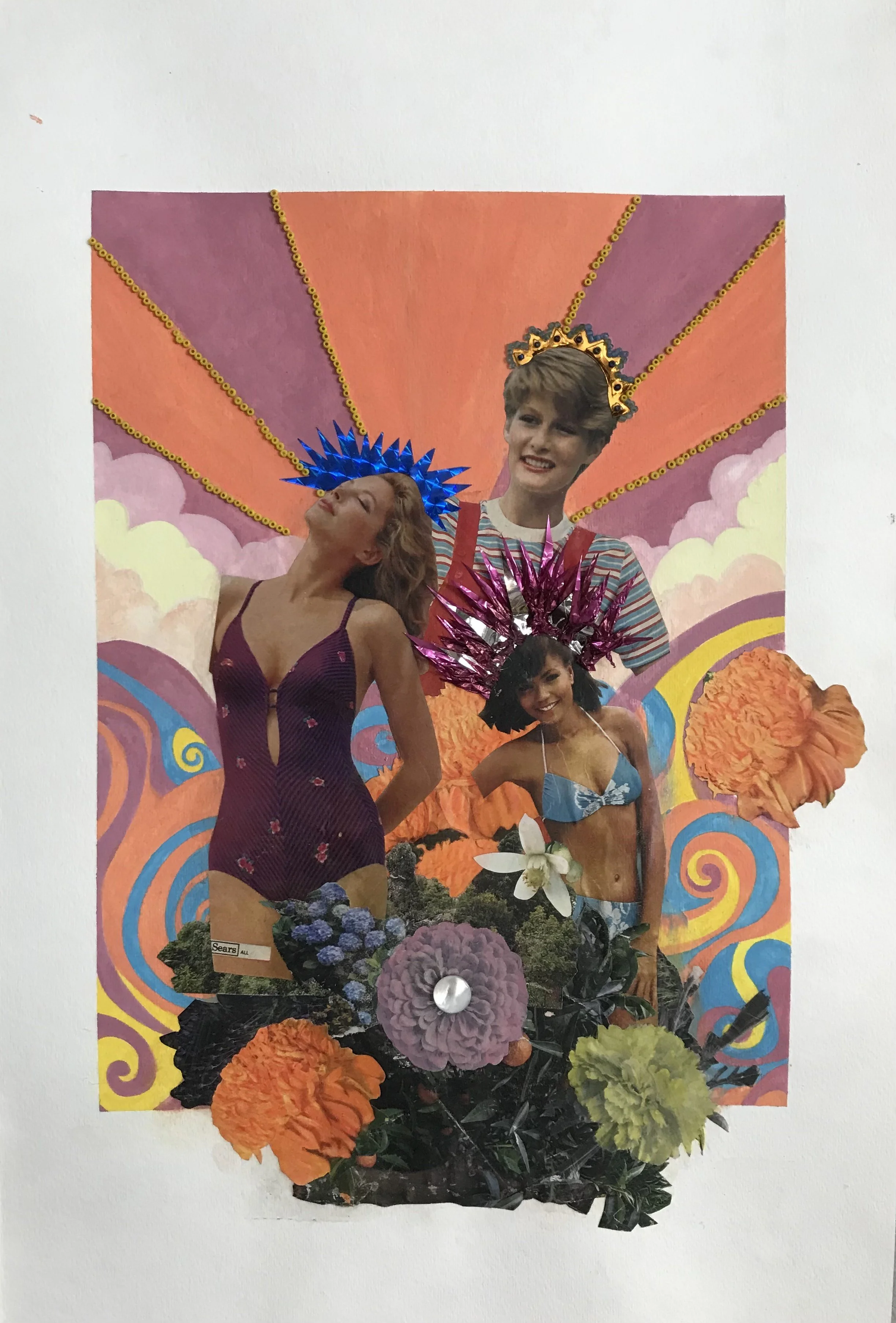 Perfect Woman, 18" x 24" multimedia