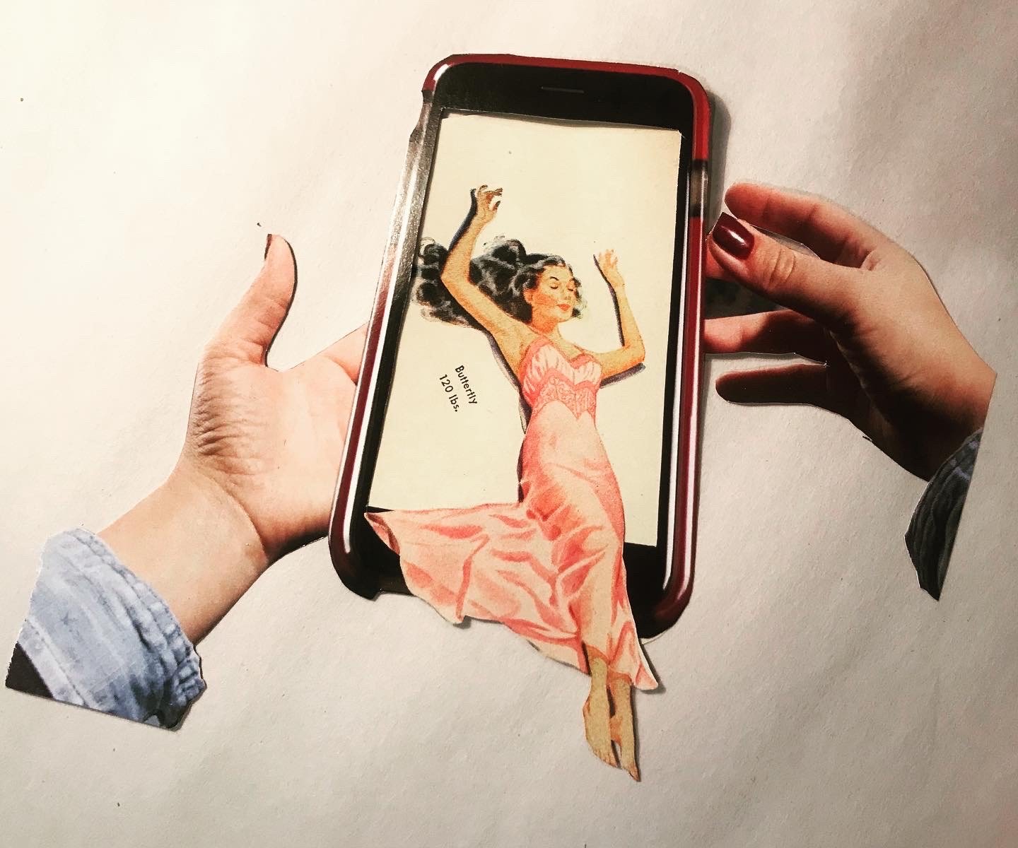 Escape, analog collage