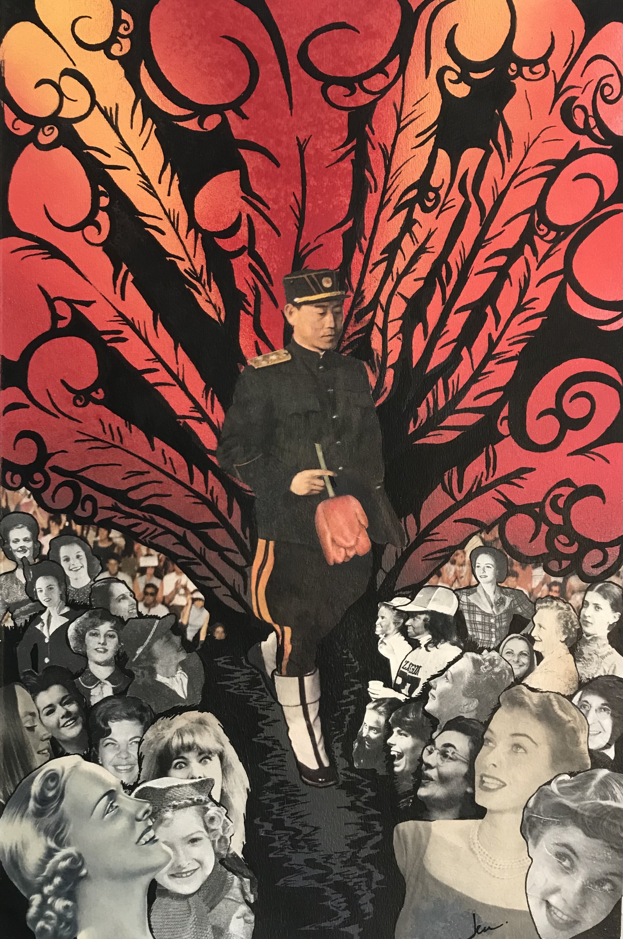 Objectification, 18" x 24", multimedia