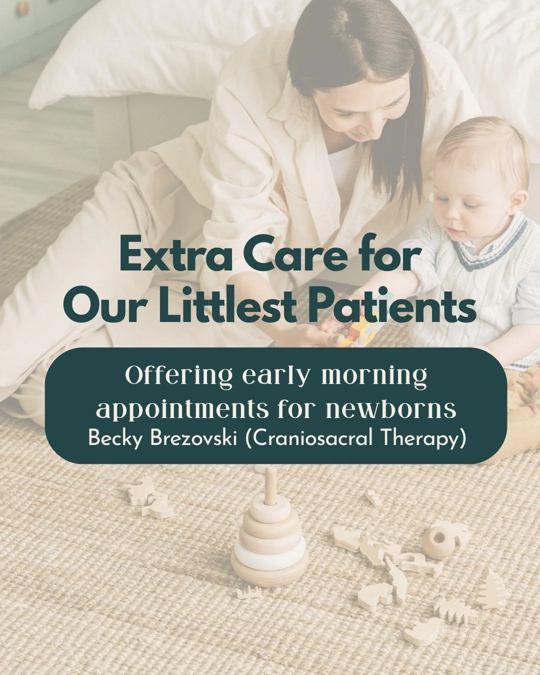 We&rsquo;re taking extra steps to care for our youngest clients 🤍

Due to the escalating cases of measles in the community, we&rsquo;re offering early morning Craniosacral Therapy appointments exclusively for newborns &mdash; before other clients ar