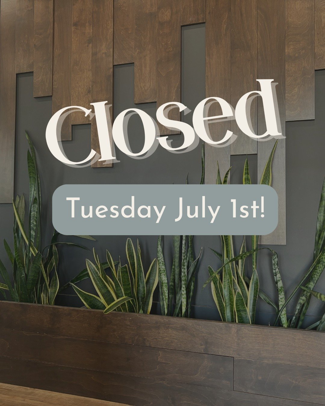 The clinic will be closed for Canada Day! 🍁🫶

If you need to cancel an appointment please leave a message on the phone or email the clinic at hello@feathandelemi.com and we will get back to you on Wednesday! 

Have a great day! ✨