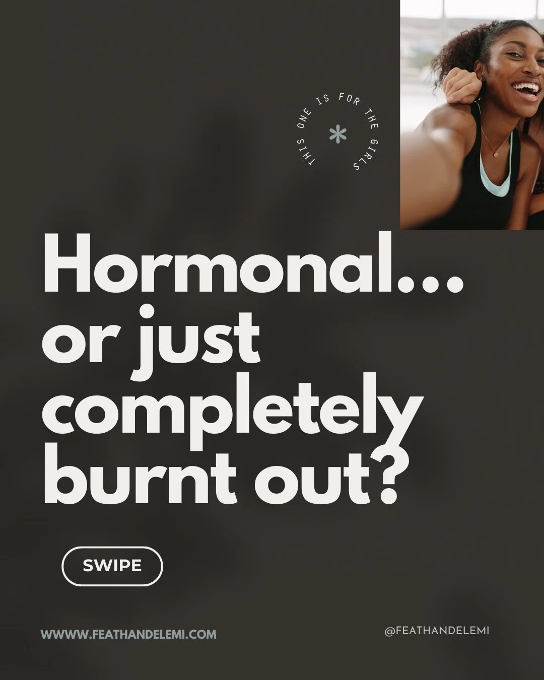 Somewhere along the way, women were taught that feeling exhausted, overwhelmed, bloated, anxious, and burnt out is just part of life.

&ldquo;It&rsquo;s hormones.&rdquo;
&ldquo;It&rsquo;s stress.&rdquo;
&ldquo;It&rsquo;s just being busy.&rdquo;

But 