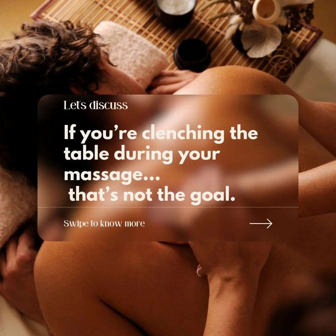 Somewhere along the way, people decided massage had to hurt to work.

Like if you&rsquo;re not gripping the table and holding your breath&hellip; it&rsquo;s not &ldquo;therapeutic.&rdquo;

But that&rsquo;s a myth.

Therapeutic massage focuses on prob