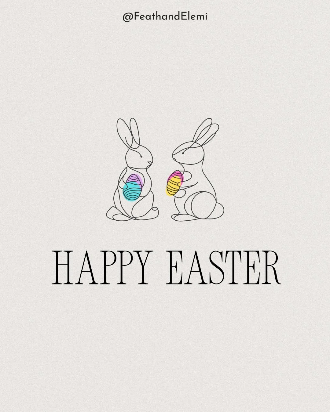 Wishing everyone a restful long weekend, and a Happy Easter🐣🤍.

 There will be no reception for Good Friday and Easter Monday.