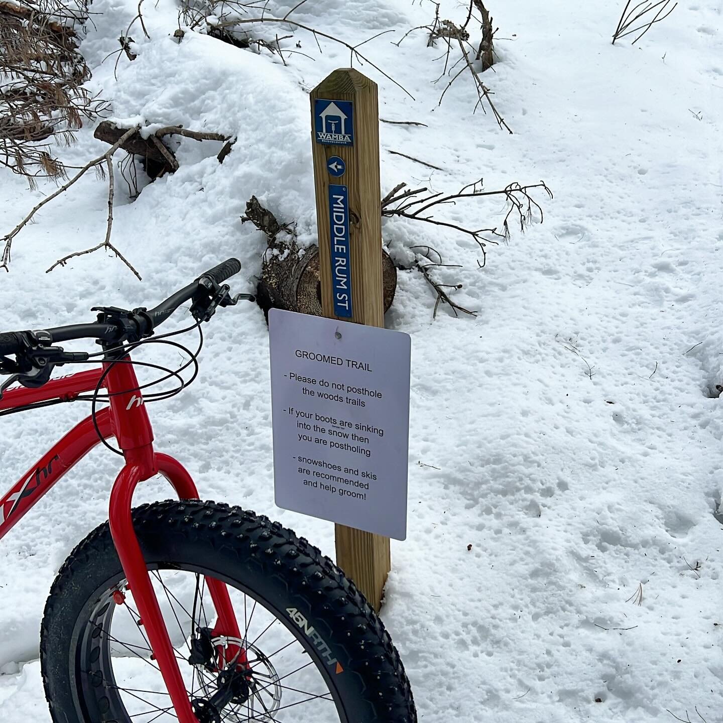 Stuff is wicked good at the Aqueduct. Get on it. #fatbike #vtlife