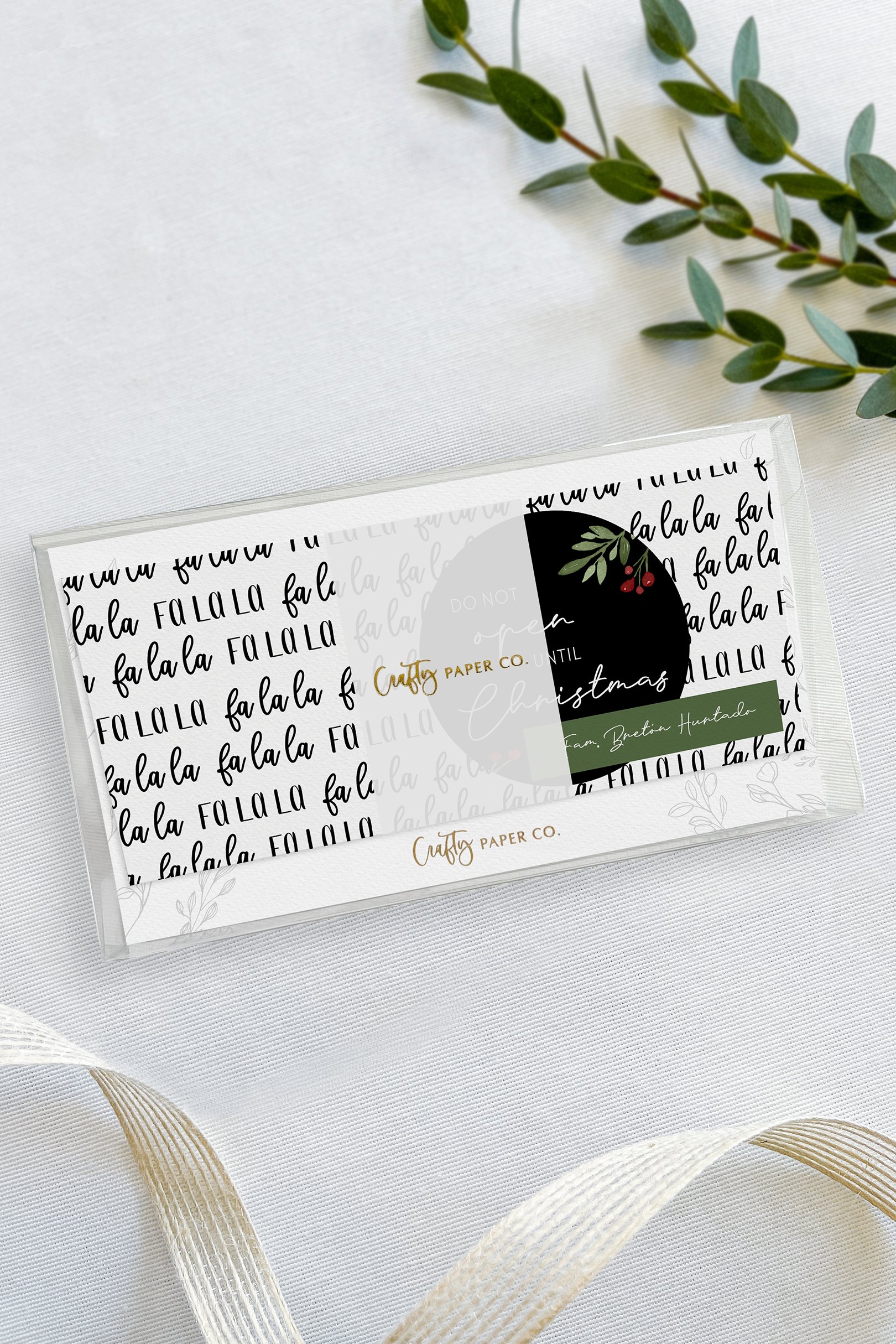 Christmas money envelopes gift-ready packaging.
