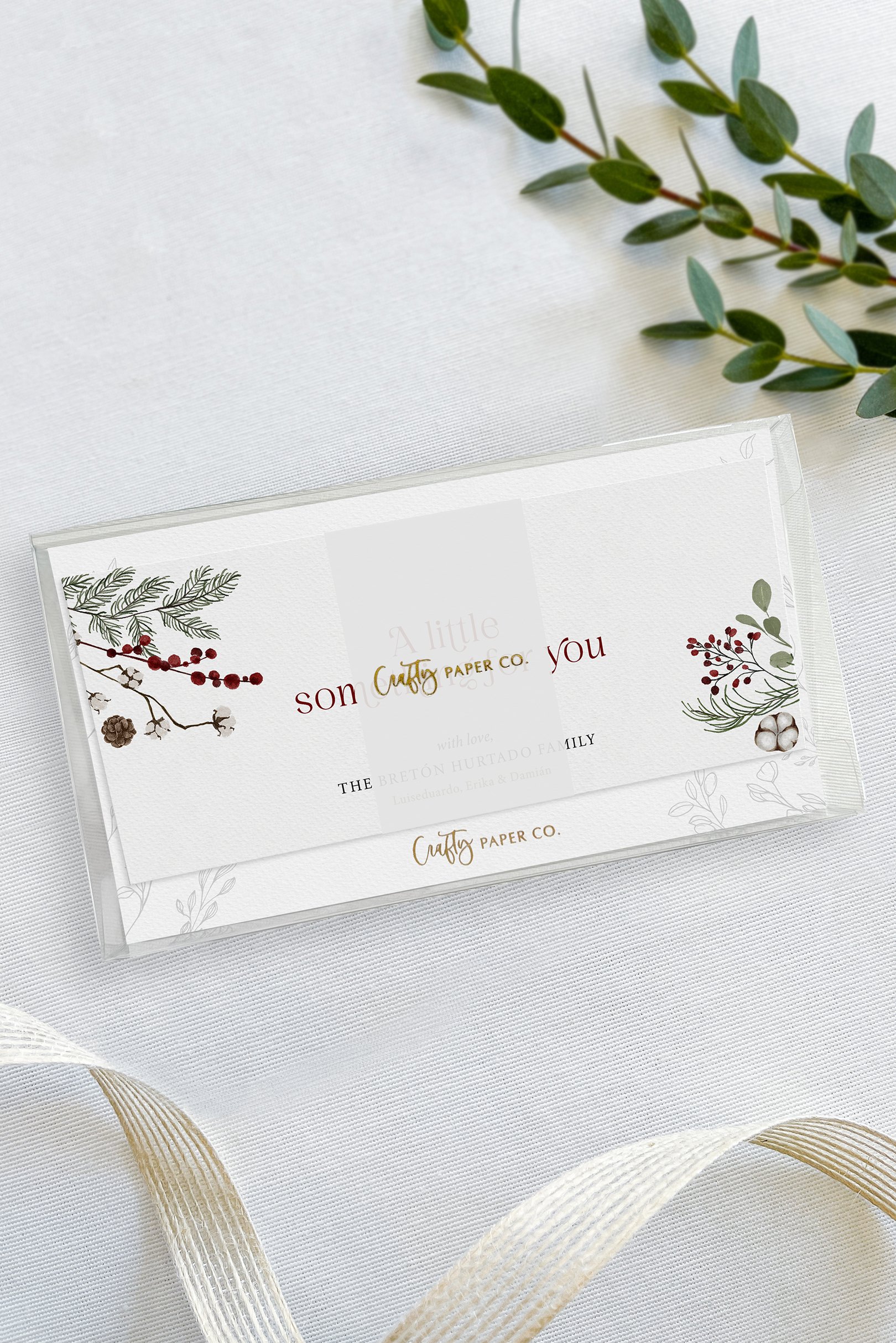 Christmas money envelopes gift-ready packaging.