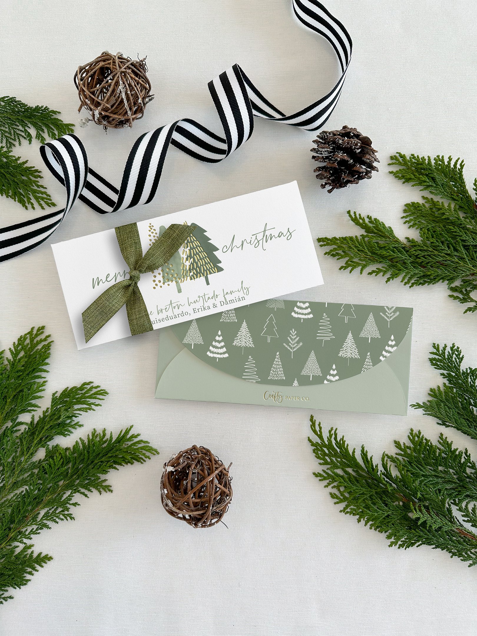 Oh Christmas Tree Money Envelopes Crafty Paper Co