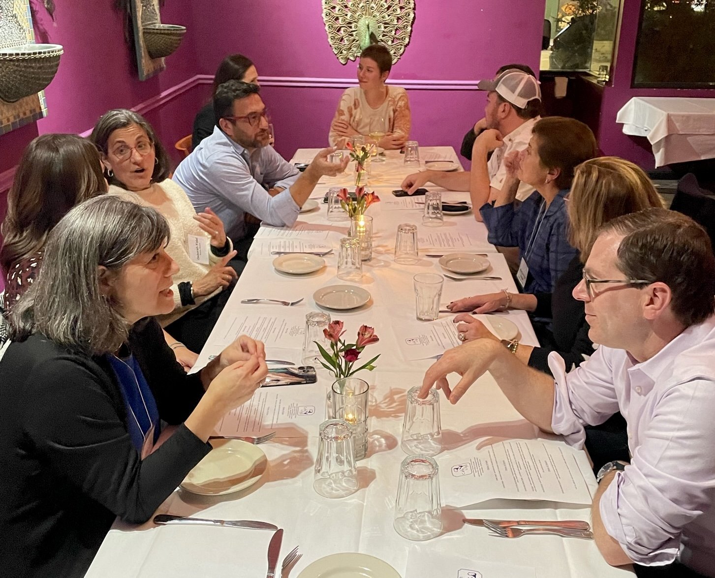  JASA finalists from 11 cities across the U.S. connect over dinner. 