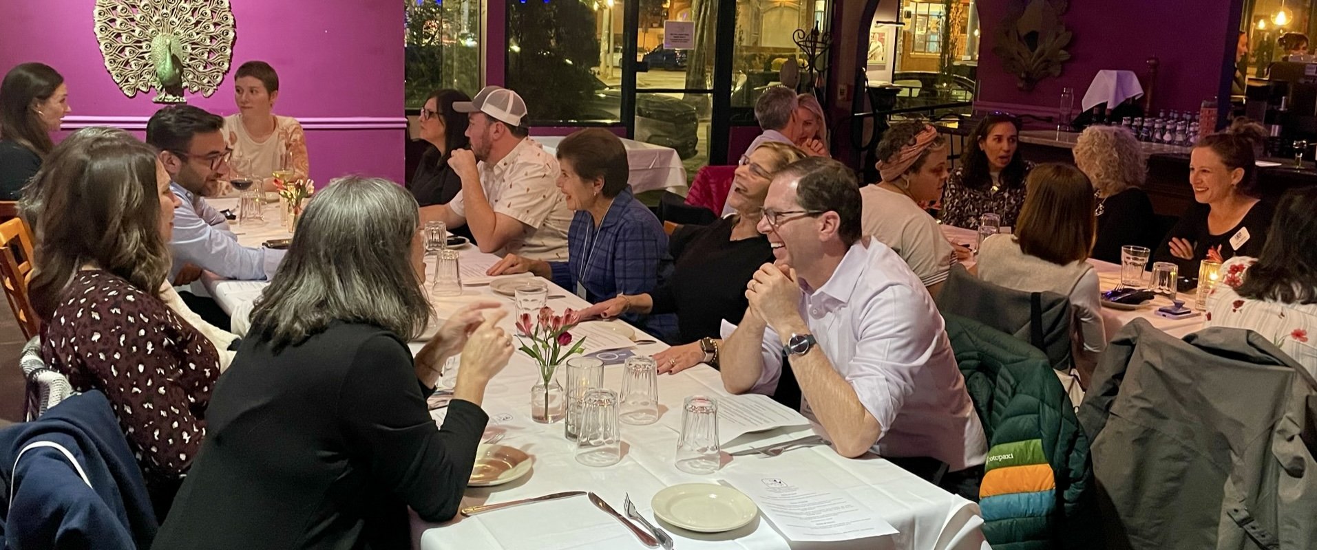  JASA finalists from 11 cities across the U.S. connect over dinner. 