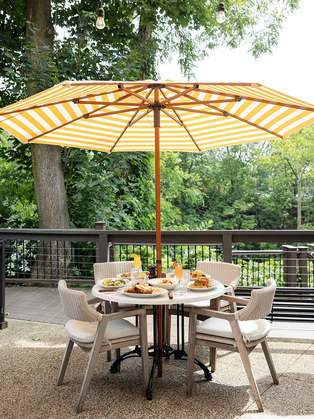 Brunch on the patio season is back. Just in time to celebrate Dad this weekend.