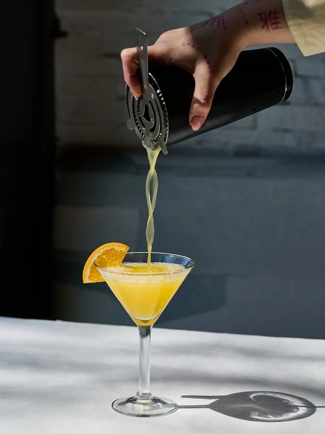 citrus deliciousness in a glass🍊⁠
⁠
taggart&rsquo;s tangerine martini⁠
grey goose l&rsquo;orange, orange liqueur &amp; fresh tangerine juice