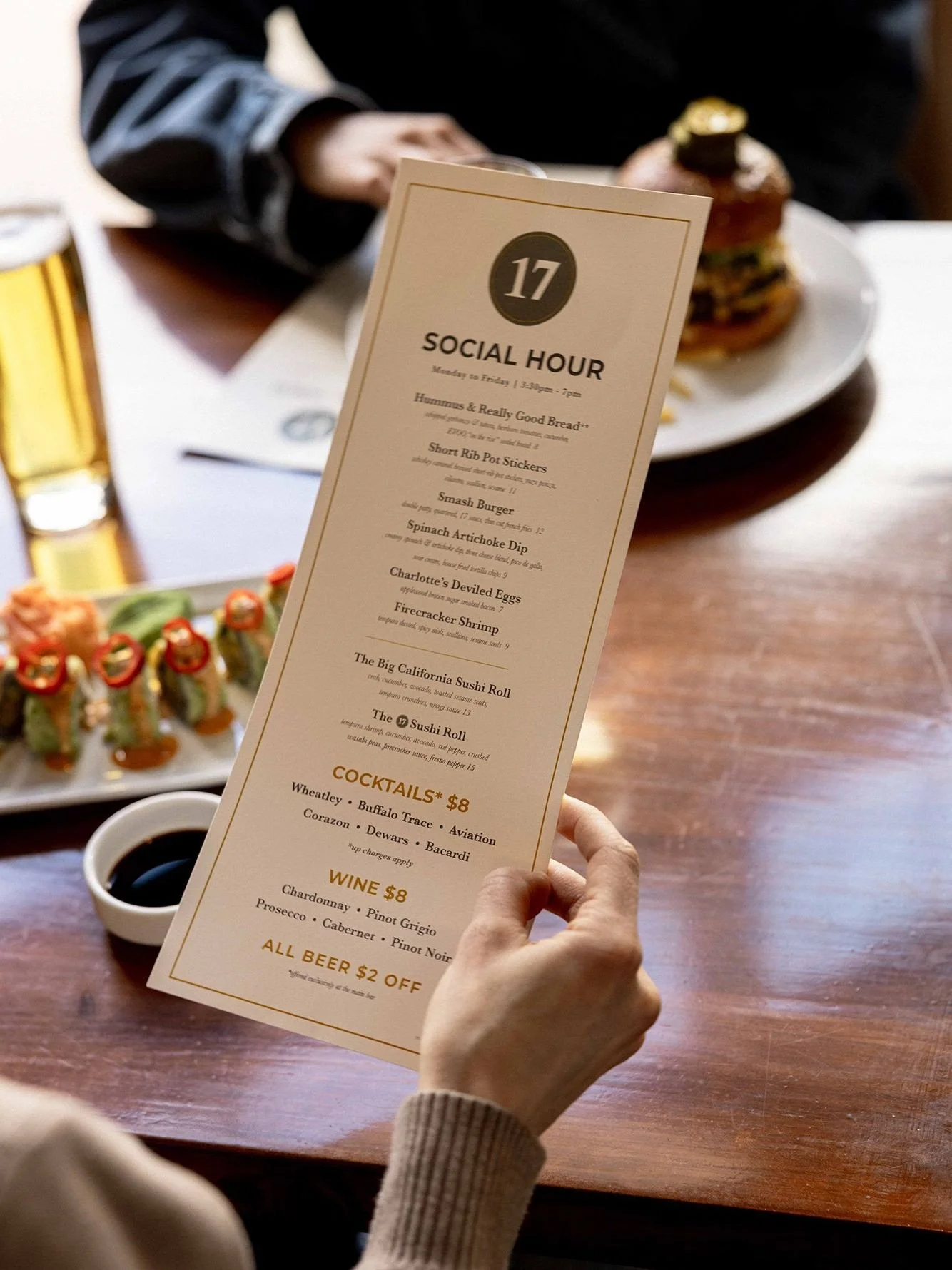 gather the group &amp; get the whole menu.
