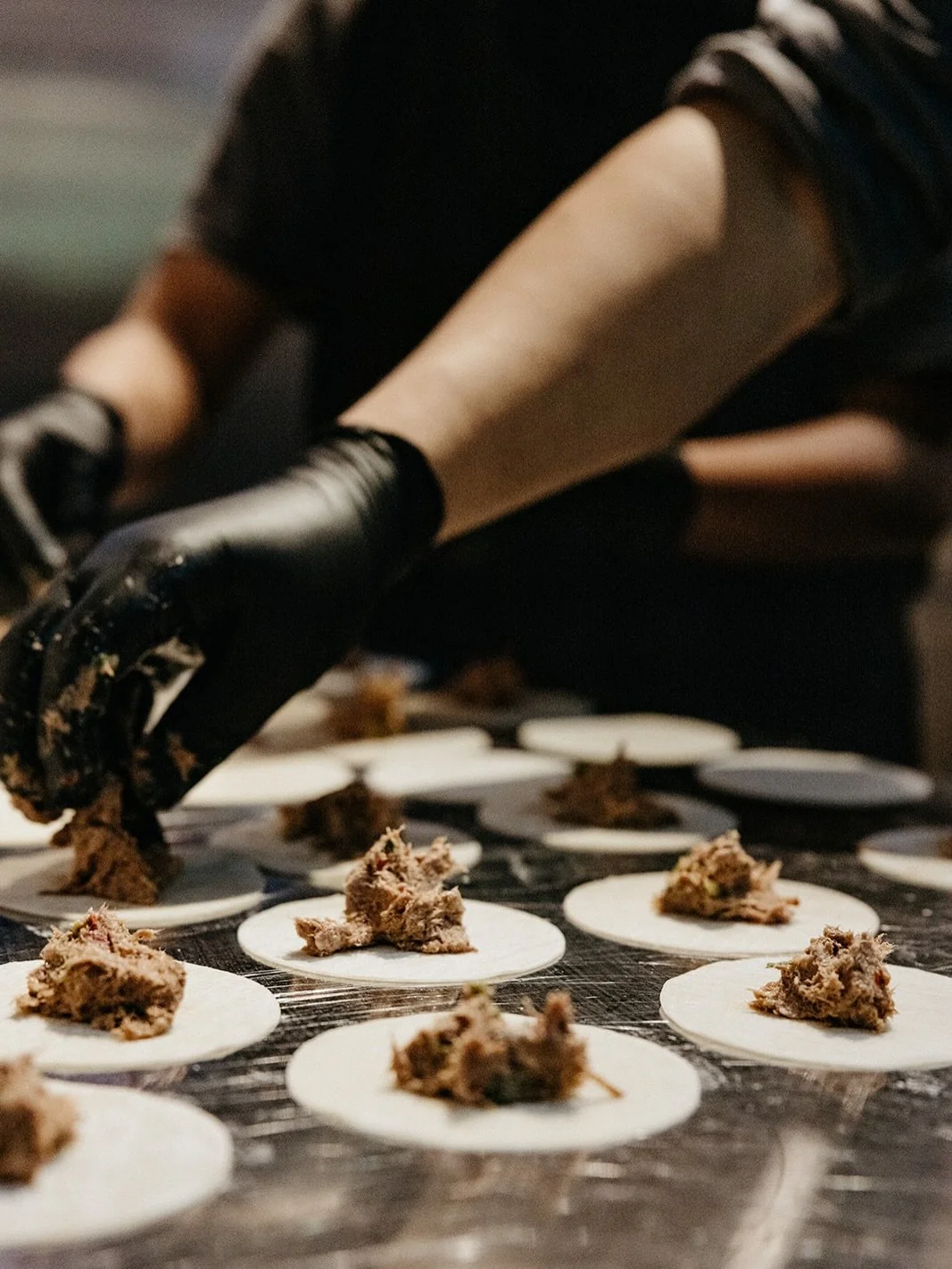 the artists and the art. 
potstickers made from scratch, daily.