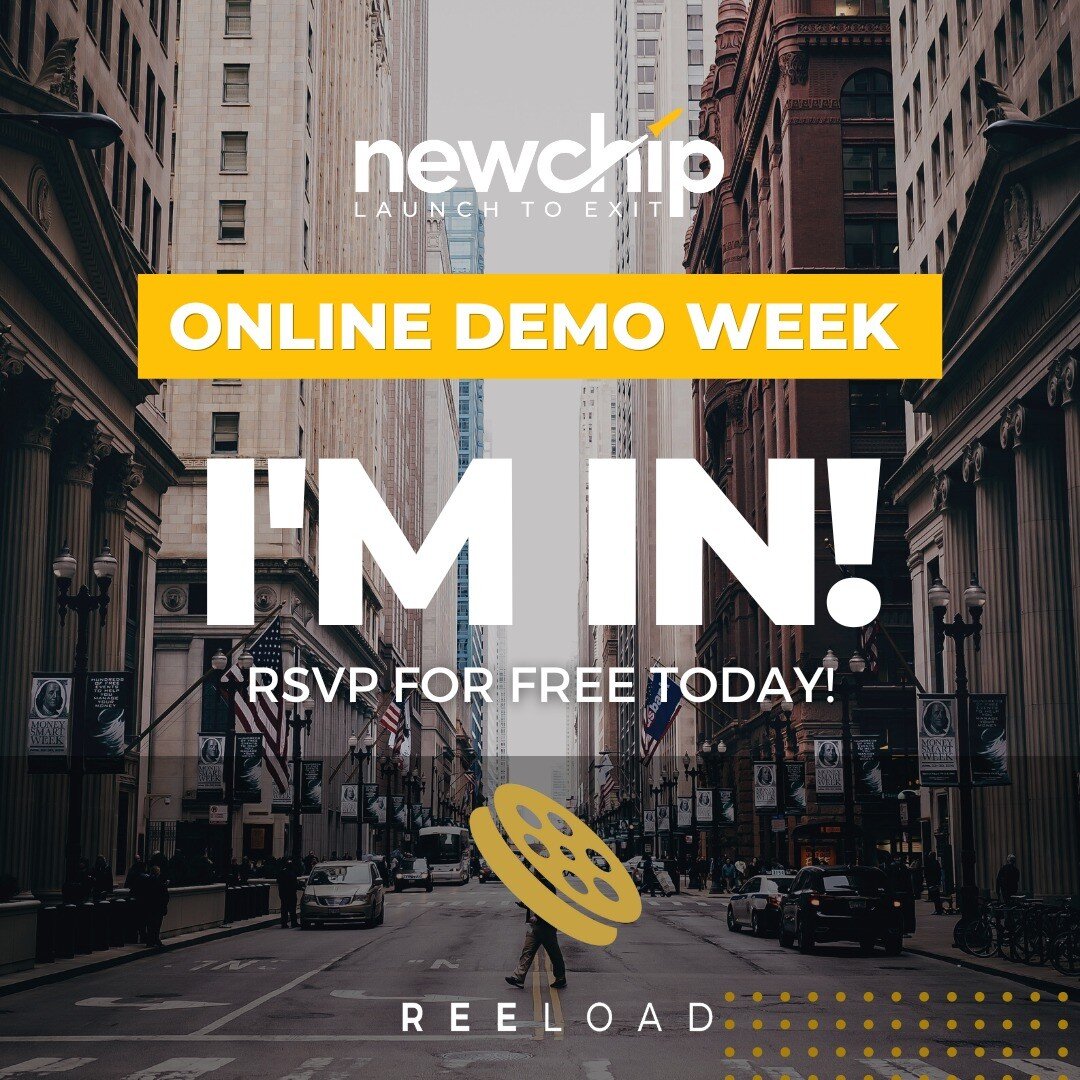 We can&rsquo;t wait to pitch at @newchip.accelerator 's Online Demo Week starting tomorrow! 

Reeload is pitching at 01:30PM EST | 12:30PM CT on November 29th, 2022.

We are #stoked to get this opportunity and hope to connect with investors and advis