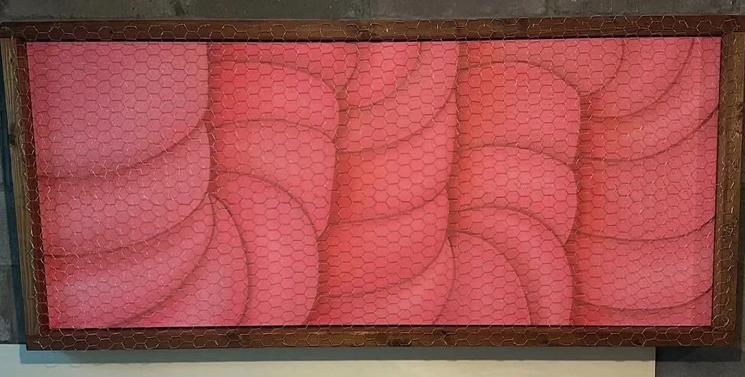 Gluttony//Gluttonous — 5x3' — Handmade Frame — Available
