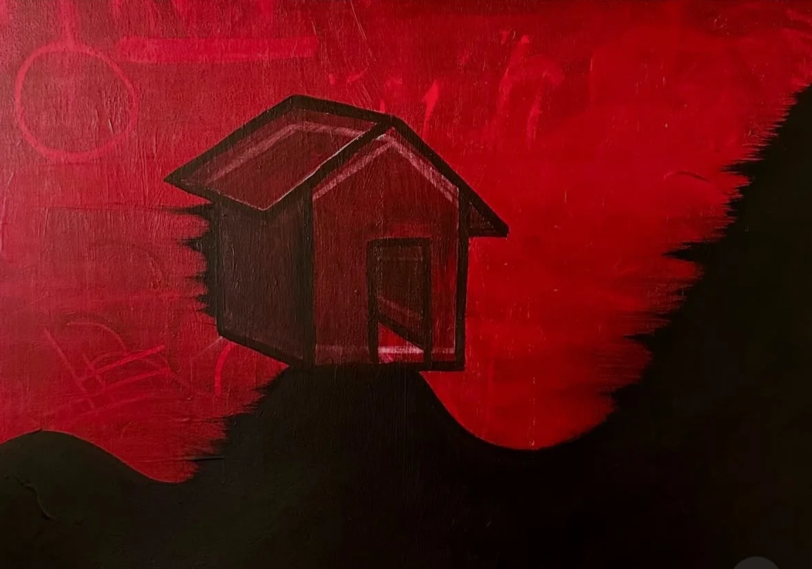 House on Fire — 20x16" — Available
