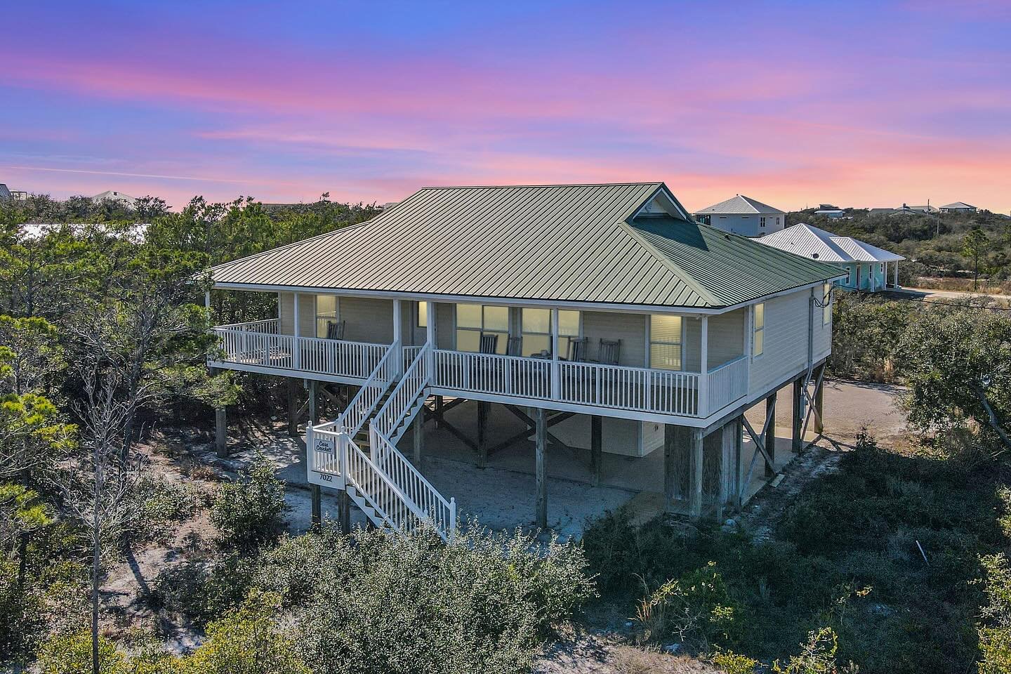 This spacious beach home has been under the Beats Working umbrella for the last five years. Offering 5 bedrooms, 3 baths, a large open concept living space perfect for entertaining the entire family, ample outdoor space, and easy beach access (it&rsq