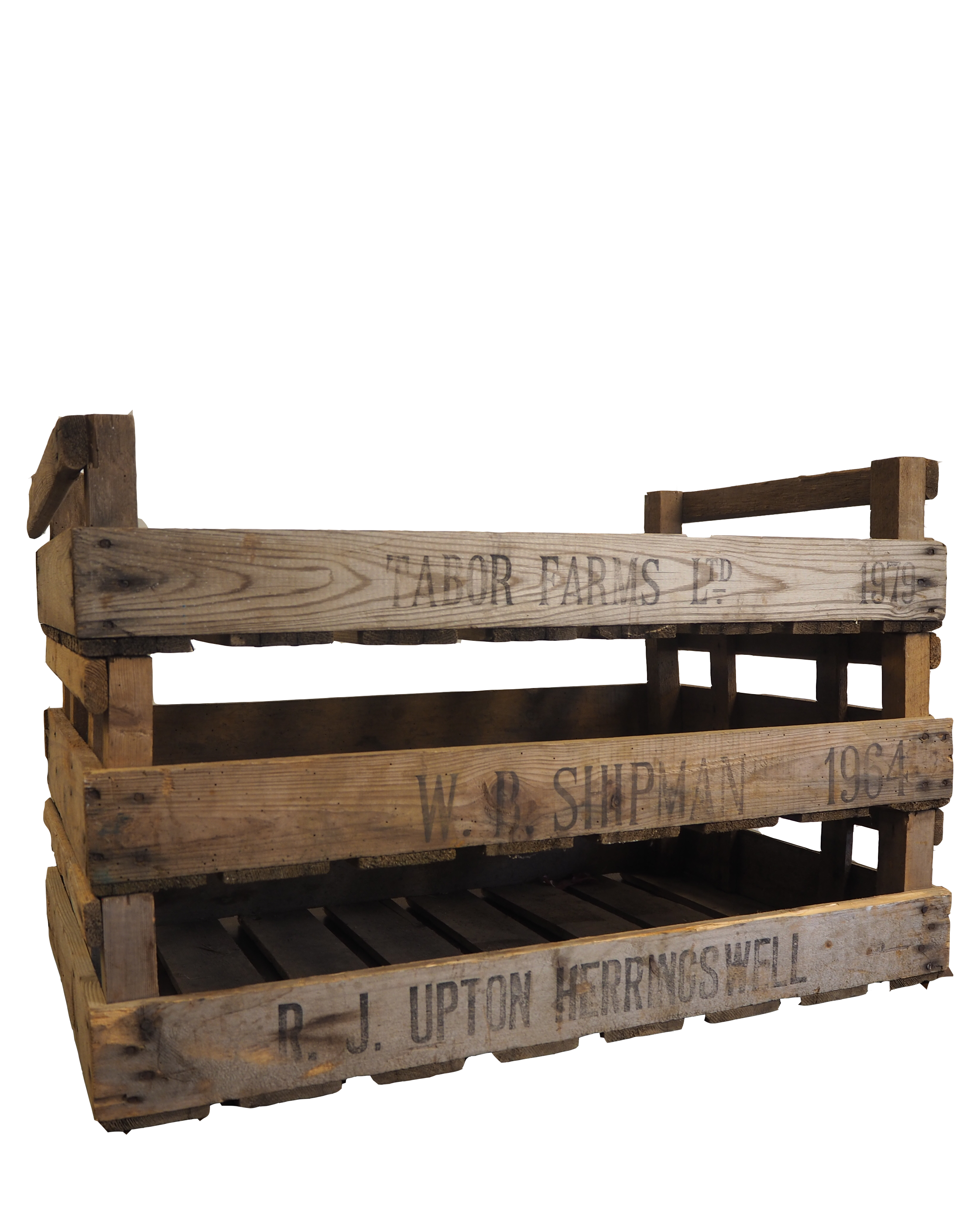 Vintage Wooden Apple Crates
