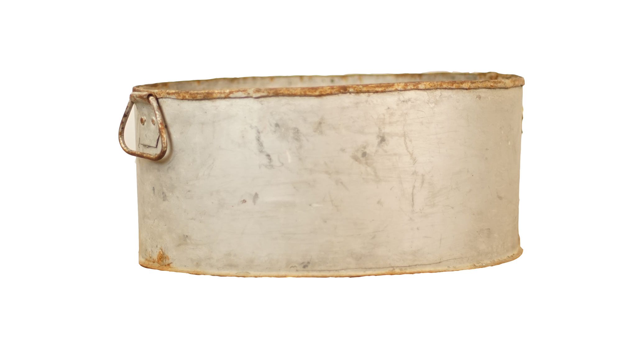 Circular Trough with Vintage Patina