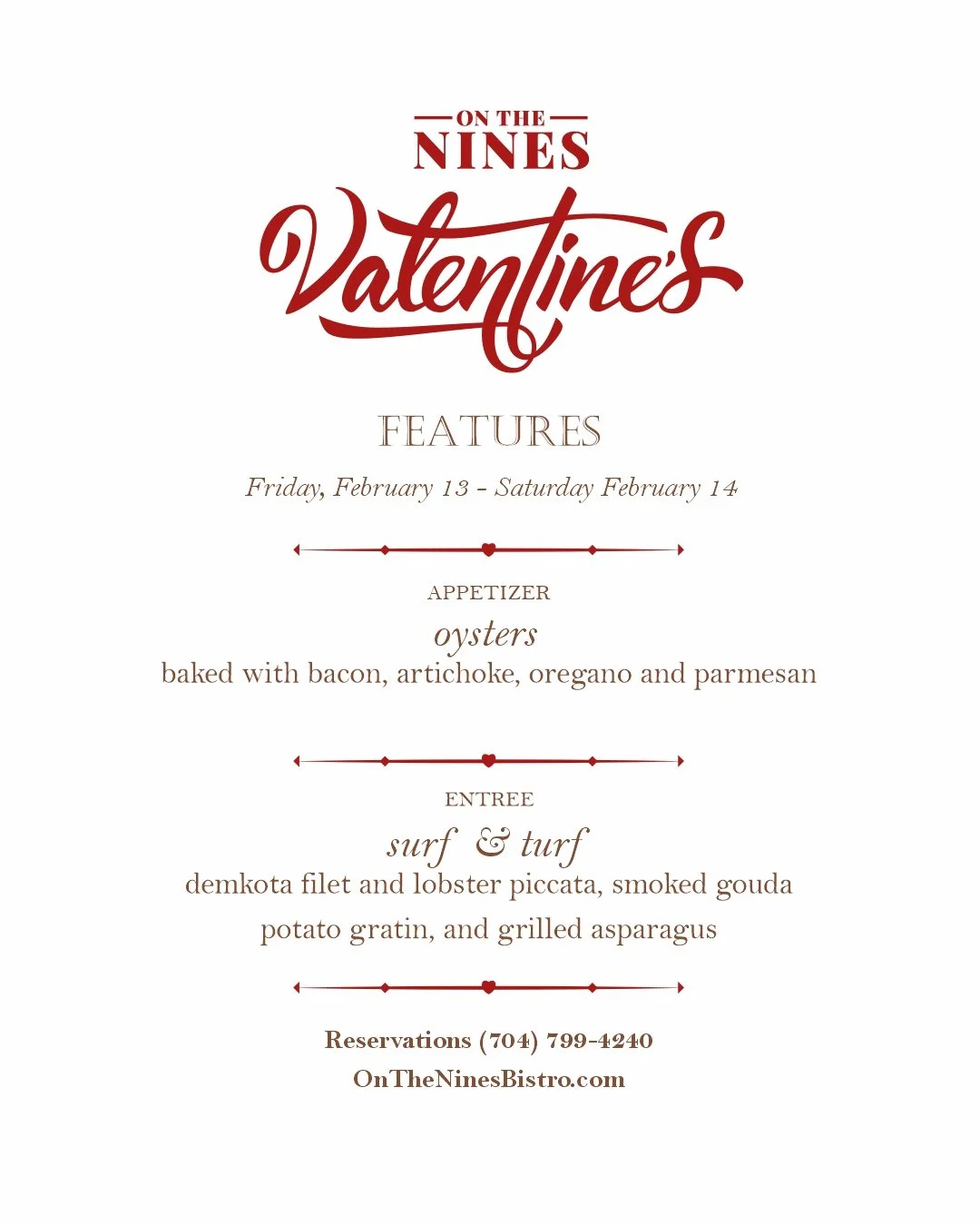 Valentine's On The Nines